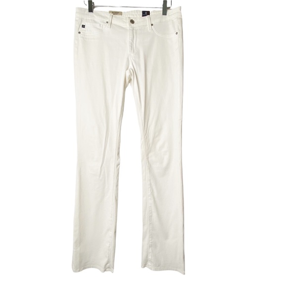 AG Adriano Goldschmied The Ballad Slim Boot Jeans Coastal Grandma White Size 29R - Picture 7 of 15